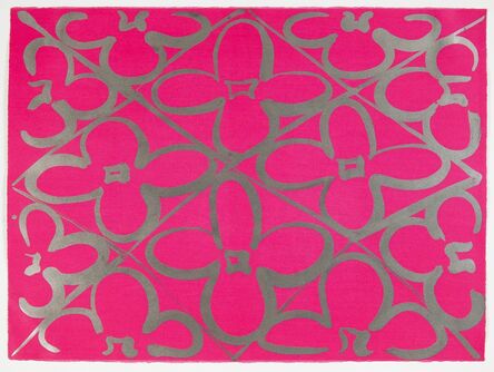 Judy Ledgerwood, ‘Chromatic Patterns After the Graham Foundation - Pink’, 2014