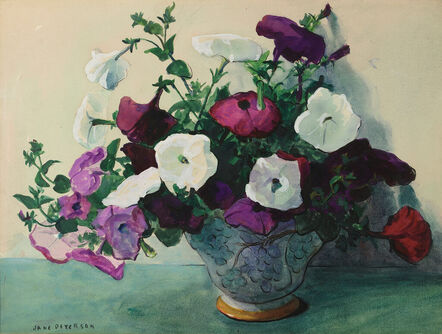 Jane Peterson, ‘Petunias’, 1940-1950