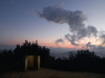Shai Kremer, ‘Shooting shield, remains of a military base at the top of Mount Meron Nature Reserve’, 2007