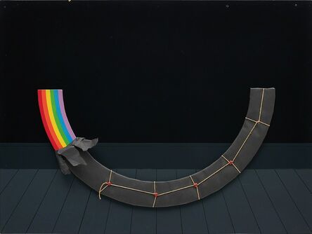 Patrick Hughes, ‘Dark Rainbow Present’, 1978