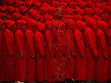 Liu Bolin, ‘Hiding in the City - Red No. 2’, 2012