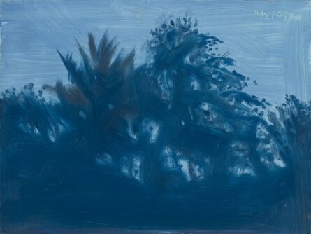 Alex Katz, ‘Late Afternoon Blue (Small Painting) - 알렉스카츠 - Guggenheim Show Gathering in New York - Albertina 2023’, 2006