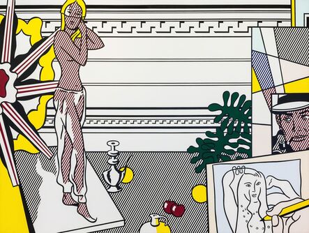 Roy Lichtenstein, ‘Artist's Studio with Model,’, 1974