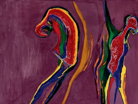 Orshi Drozdik, ‘Sexual Mythology: Body Without Internal Organs, Red, Green, Blue’, 1982-1983