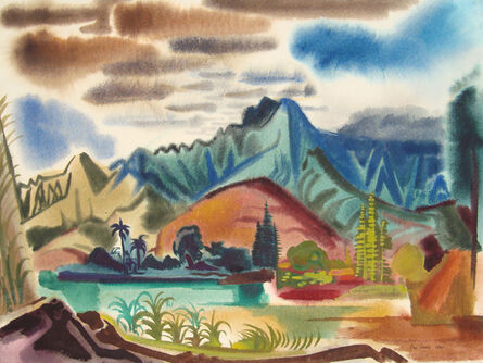 Ben Norris, ‘Hawaiian Landscape Composition I’, 1950