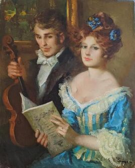 José Puyet, ‘Clase de Musica’, 1981