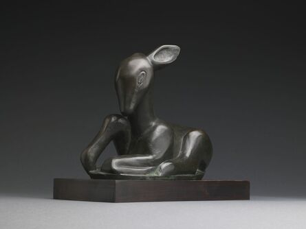 Henri Gaudier-Brzeska, ‘Crouching Fawn’, 1913