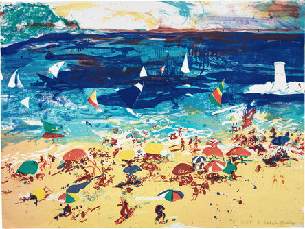Malcolm Morley, ‘Beach Scene (T. 374)’, 1982