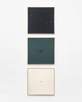 Herbert Oehm, ‘Schwarzes Bild mit kleinen Lochern, Monochrome Relation, Weisse Bild Mit Kleinem Loch’, 1958-1959