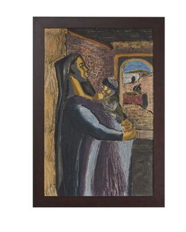 Inji Efflatoun, ‘Motherhood’, ca. 1950s