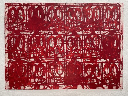 Rashid Johnson, ‘Untitled Anxious Red’, 2021