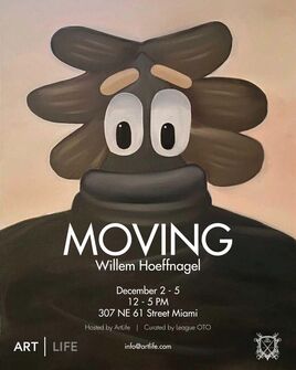 MOVING by Willem Hoeffnagel, installation view