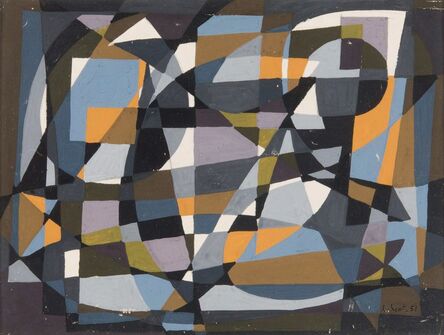 Jean-Claude Libert, ‘Composition géométrique’, 1951