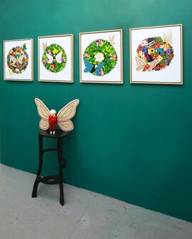 Become a Butterfly - Yun Mo Ahn + Jacques Jarrige - Traveling exhibition, installation view
