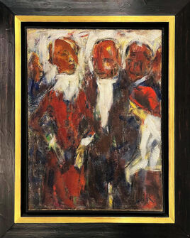 Christian Rohlfs, ‘Sängerin I (Vier Menschen) (Singer I (Four People))’, ca. 1921