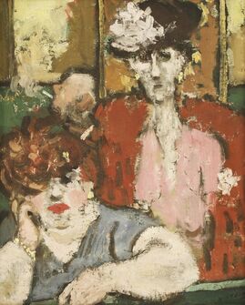 John Watson (1923-1992), ‘FIGURES IN A BAR’