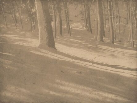 Alvin Langdon Coburn, ‘Winter Shadows; Mother and Child - A Study (two photogravures)’