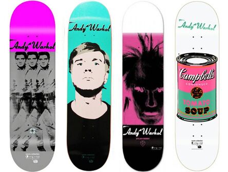 Andy Warhol, ‘Iconic Series - Skateboad set 4’, 2013