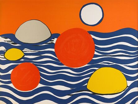 Alexander Calder, ‘Circles and Waves’