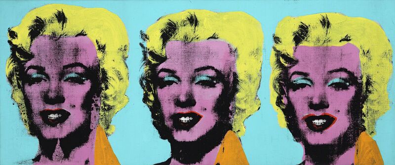 Andy Warhol, ‘Three Marilyns ’, 1962, Painting, Silkscreen ink, and graphite on linen, National Gallery of Victoria 