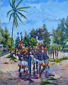 Michael Echekoba, ‘Rhythm and Ascent for Those Who came before’, 2025