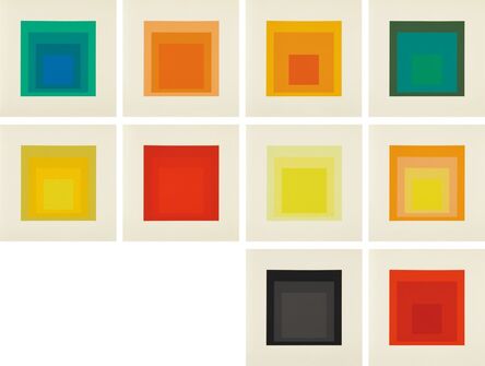 Josef Albers, ‘Homage to the Square: Edition Keller Ia-Ik’, 1970