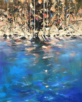 Paul Battams, ‘Aqua Blue (Summer Bay)’, 2019