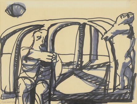 Morris Broderson, ‘Study: Summertime’, 1958