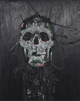 Kim Dorland, ‘Skull’