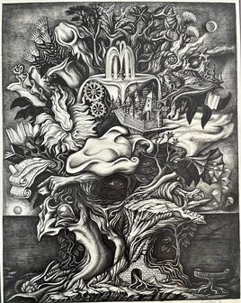 Juan O'Gorman, ‘Flores Imaginarias’, 1955