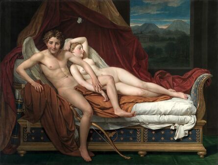 Jacques-Louis David, ‘Cupid and Psyche’, 1817