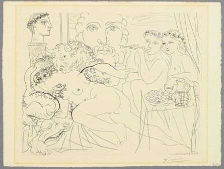 Pablo Picasso, ‘Minotaure caressant une femme’, 1933
