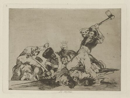 Francisco de Goya, ‘Lo mismo [The same], plate 3’, 1811-1812