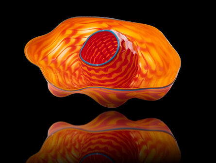 Dale Chihuly, ‘Dale Chihuly Tiger Lily Seaform Pair Hand Blown Glass Art Sculpture’, 2002