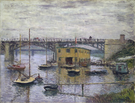 Claude Monet, ‘Bridge at Argenteuil on a Gray Day’, ca. 1876