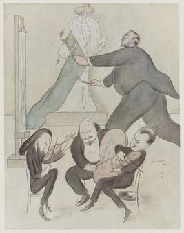 Max Beerbohm, ‘Sargent at Work’