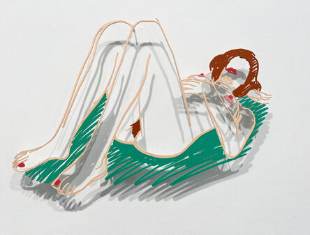 Tom Wesselmann, ‘Blonde on Blanket (unique color variation)’, 1985-1998