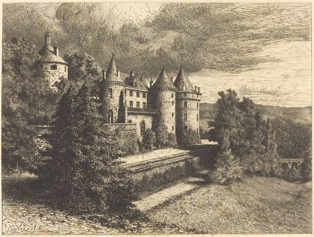 Auguste Boulard, ‘Château on a Rise’, probably 1877