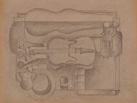 Le Corbusier, ‘Violon et boîte à violon’, 1920