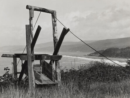 Ansel Adams, ‘Wooden Derrick, Mendocino, California’, ca. 1930s
