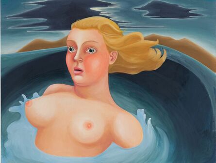 Jocelyn Hobbie, ‘Untitled (Woman in Pool with Stormy Skies)’, 2000