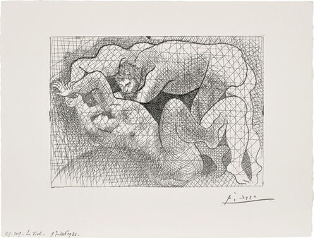 Pablo Picasso, ‘Le viol (The Rape), plate 9 from La Suite Vollard (Bl. 142, Ba. 209)’, 1931