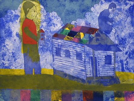 DeLoss McGraw, ‘Untitled Two Figures with House’, 2000-2005