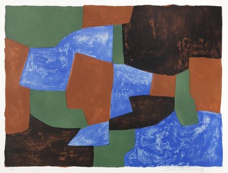 Serge Poliakoff, ‘Komposition in Blau, Grün und Rot ’, 1961