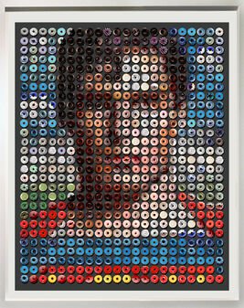 Candice CMC, ‘"Superman Donuts" Photographic arrangement of Donuts on Rag paper’, 2019