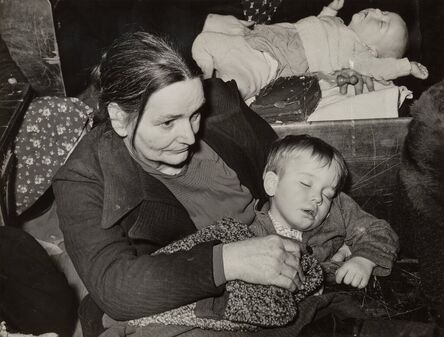 Russell Lee, ‘Farm Mother and Child at Pie Supper, near Muskogee, Oklahoma’, 1939