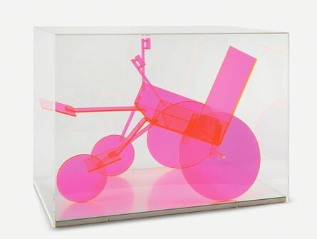 Renate Bertlmann, ‘Rollstuhlbaukasten (rot) ’, 1975
