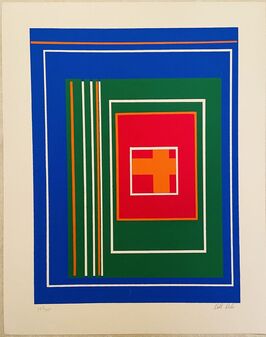 Bill Dale, ‘Blue Red Green Abstract’, 1970
