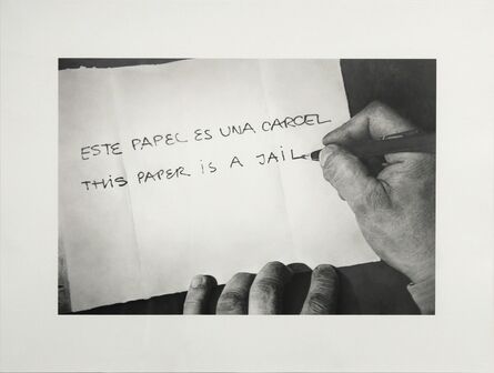 Martí Cormand, ‘Formalizing their concept: Horacio Zabala's "Este papel es una carcel" 1972’, 2013