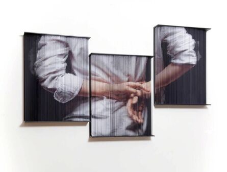 Sung Chul Hong, ‘String Mirror 0927 (Triptych)’, 2016